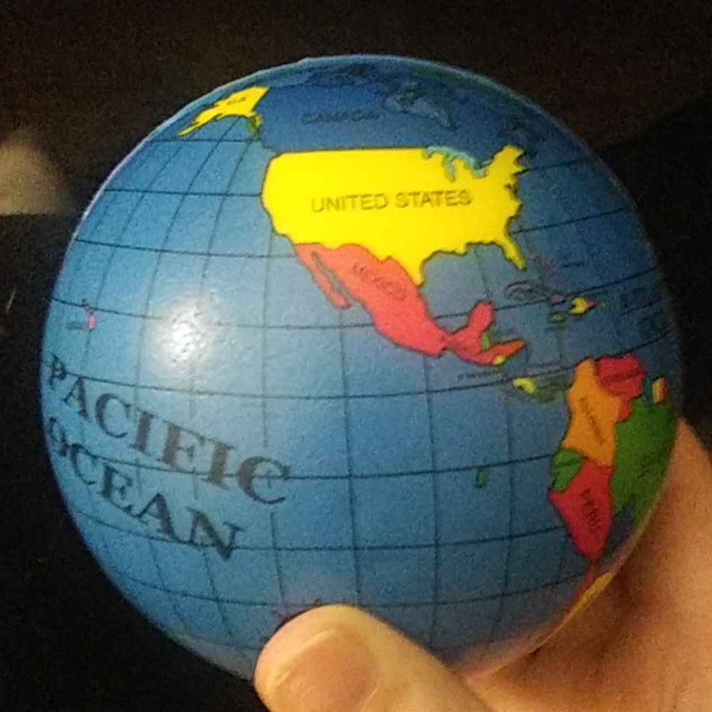 Squishy globe